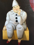  Pierrot d'ap. Botero - 50 x 70