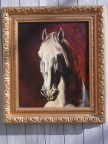 Cheval blanc d'ap  Géricault 39 x 47