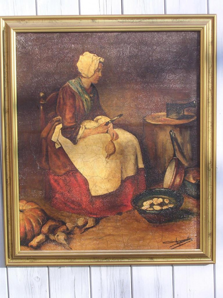 Fille de cuisine d'ap Chardin