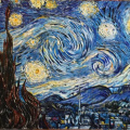  La nuit étoilée d'ap Vincent van Gogh huile sur lin 30 M