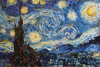  La nuit étoilée d'ap Vincent van Gogh huile sur lin 30 M