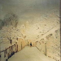  La Neige à Louveciennes (d'ap Sisley)