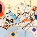  "Composition VIII" d'ap. W. Kandinsky  20 P (73 x 54) 