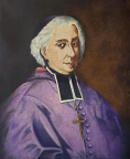 Jean-François Périer  (source wikipédia) évêque  d'Avignon (1802-1817) Portrait réalisé d'après un dessin au fusain non daté et anonyme.  Huile  10 F (55 x 46 cm)