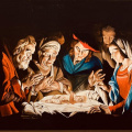  "Adoration of the Christ Child" d’après M. Stormer - 15 P (65 x 50)