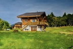  "Le chalet d'Elodie"  huile sur lin - 25 M (81 x 54 cm)