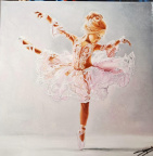   Accueil / tableaux / Ballerina d'ap. IA huile sur toile de lin - 50 x 50 1/481
